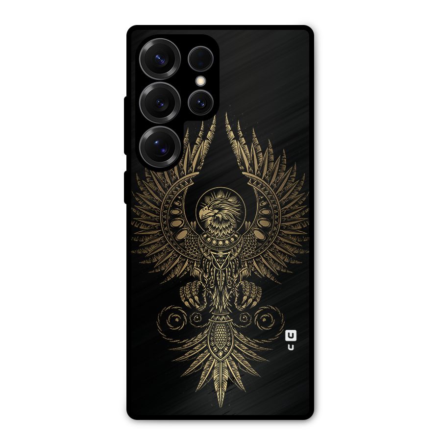 Legendary Phoenix Metal Back Case for Galaxy S25 Ultra