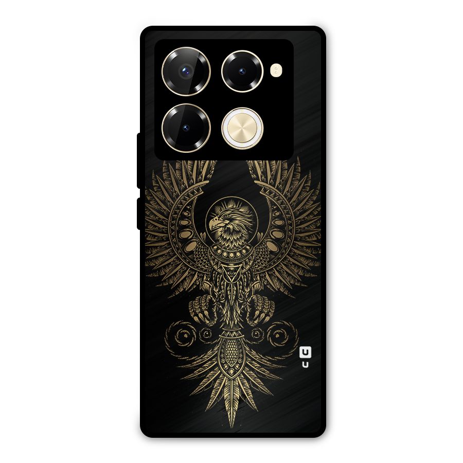 Legendary Phoenix Metal Back Case for Infinix Note 40 Pro Plus