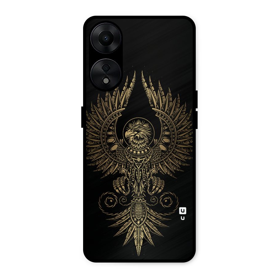 Legendary Phoenix Metal Back Case for Oppo A78 5G