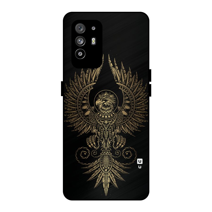 Legendary Phoenix Metal Back Case for Oppo F19 Pro Plus 5G