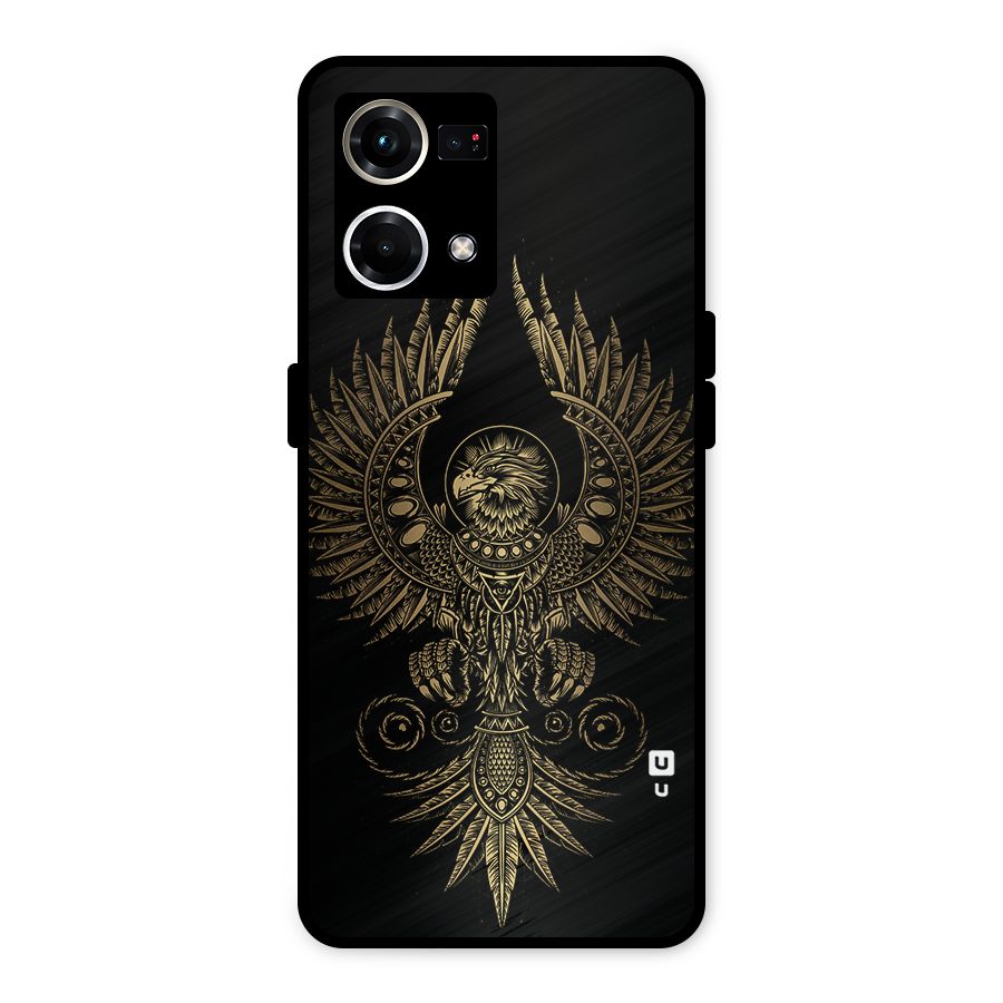 Legendary Phoenix Metal Back Case for Oppo F21 Pro 4G