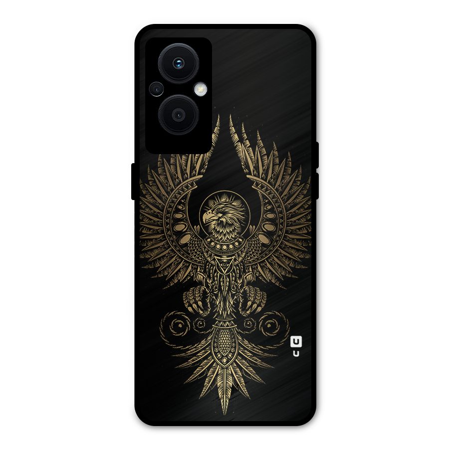 Legendary Phoenix Metal Back Case for Oppo F21s Pro 5G