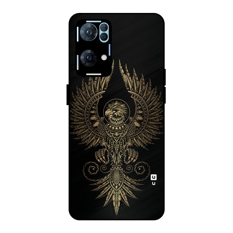 Legendary Phoenix Metal Back Case for Oppo Reno7 Pro 5G