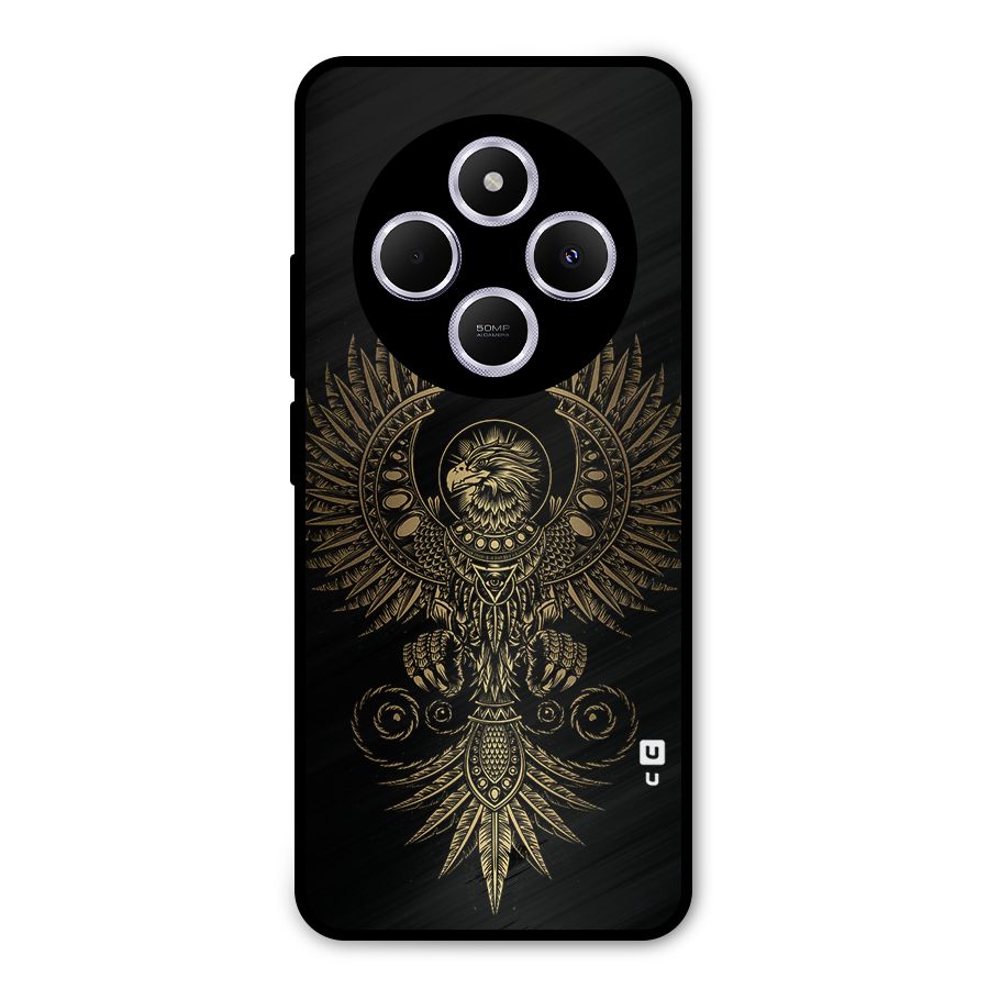 Legendary Phoenix Metal Back Case for Poco C75 5G