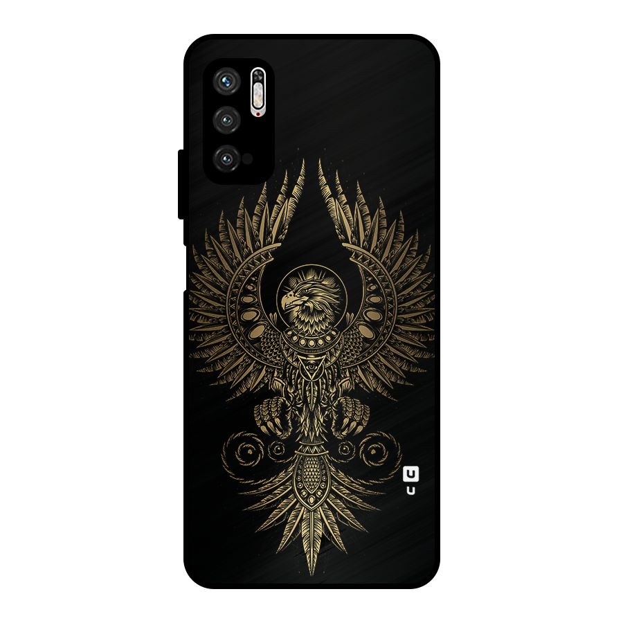 Legendary Phoenix Metal Back Case for Poco M3 Pro 5G