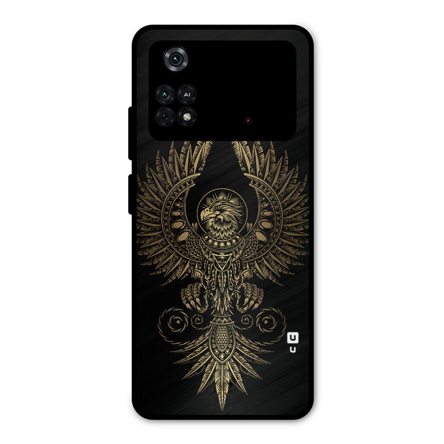 Legendary Phoenix Metal Back Case for Poco M4 Pro 4G