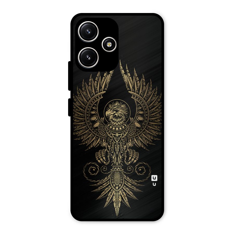 Legendary Phoenix Metal Back Case for Poco M6 Pro