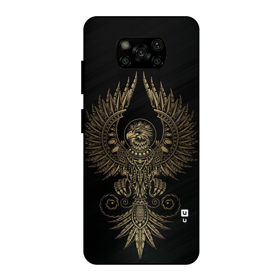Legendary Phoenix Metal Back Case for Poco X3