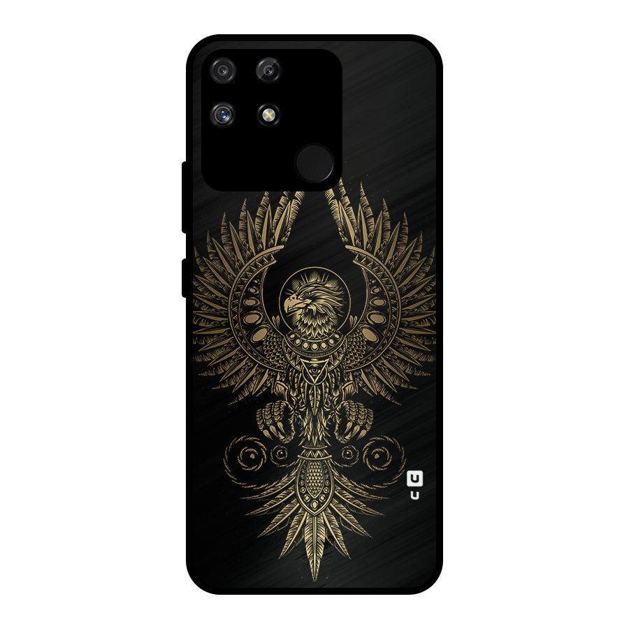 Legendary Phoenix Metal Back Case for Realme Narzo 50A