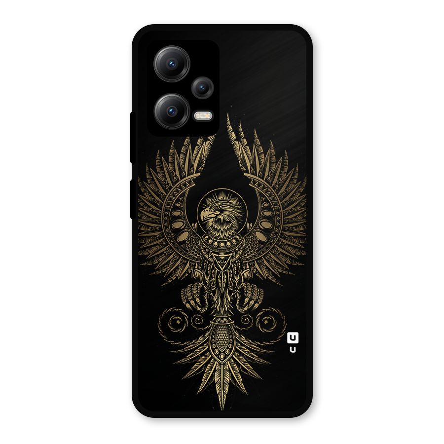 Legendary Phoenix Metal Back Case for Redmi Note 12 5G