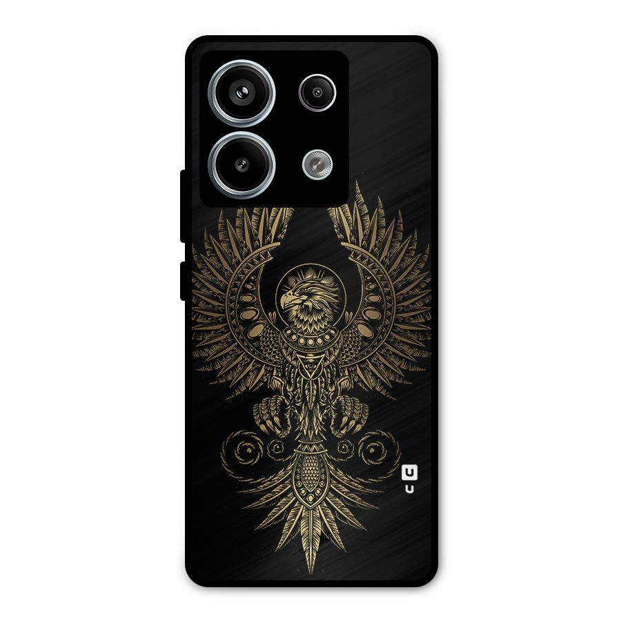 Legendary Phoenix Metal Back Case for Redmi Note 13 Pro 5G