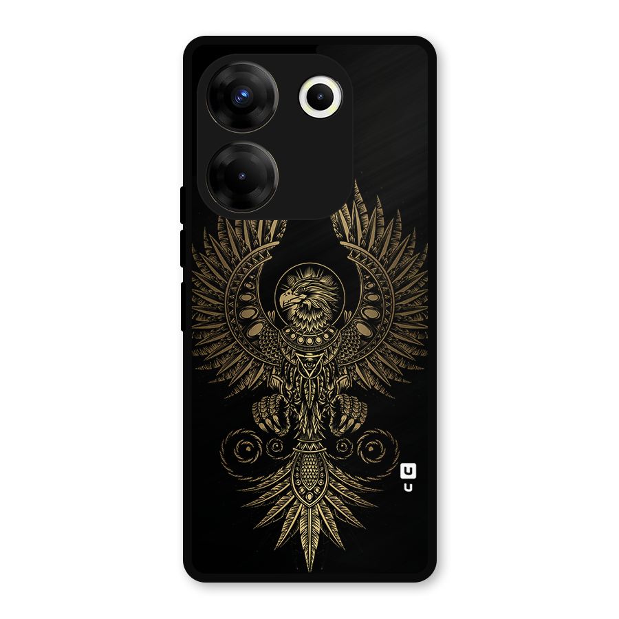 Legendary Phoenix Metal Back Case for Tecno Camon 20