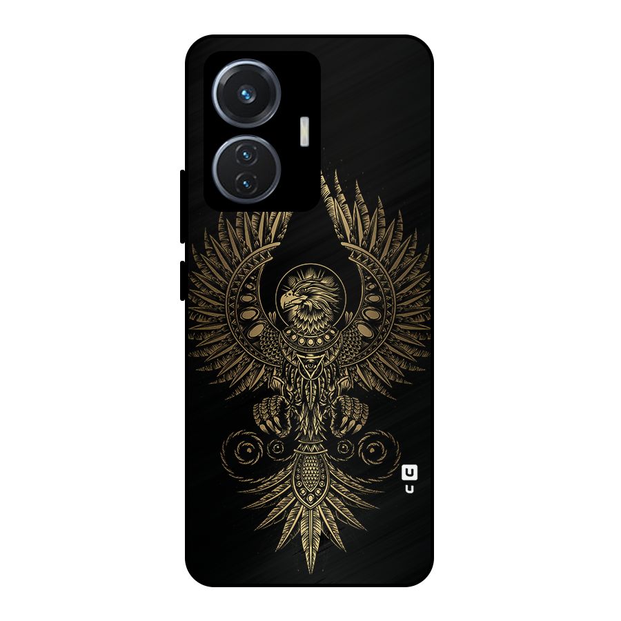 Legendary Phoenix Metal Back Case for Vivo T1 44W
