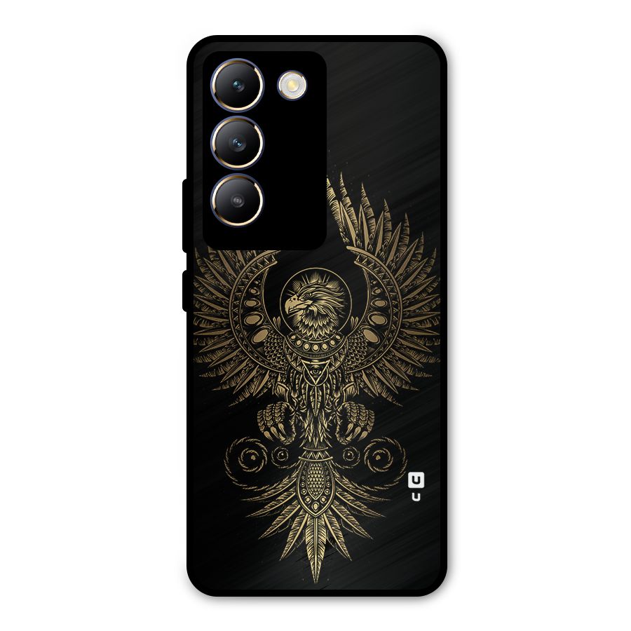 Legendary Phoenix Metal Back Case for Vivo T3 5G