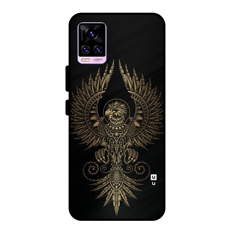 Legendary Phoenix Metal Back Case for Vivo V20 Pro