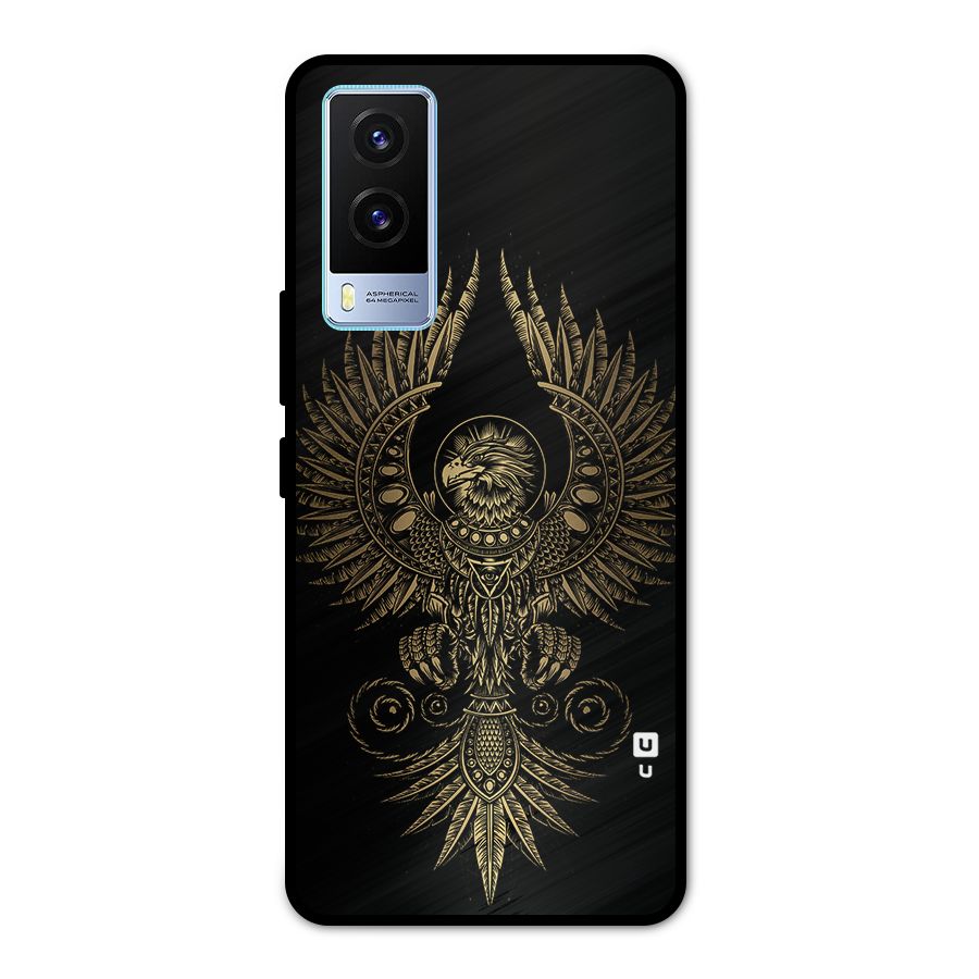 Legendary Phoenix Metal Back Case for Vivo V21e 5G