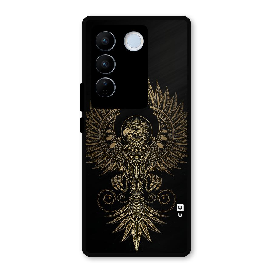 Legendary Phoenix Metal Back Case for Vivo V27