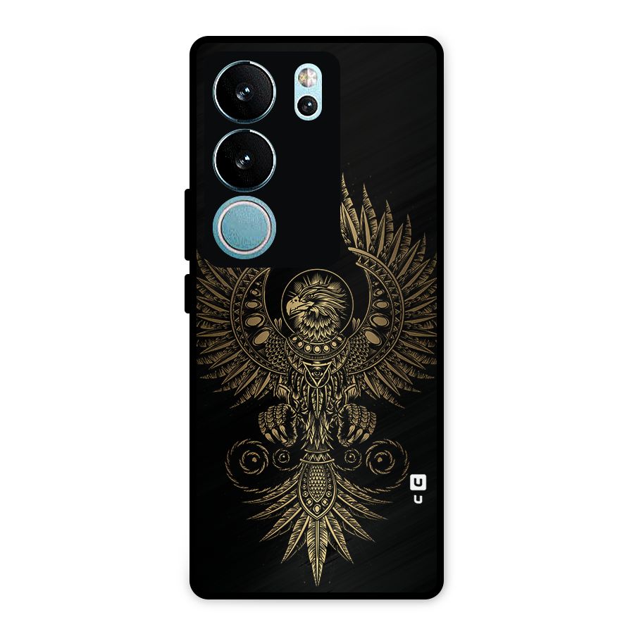 Legendary Phoenix Metal Back Case for Vivo V29 Pro