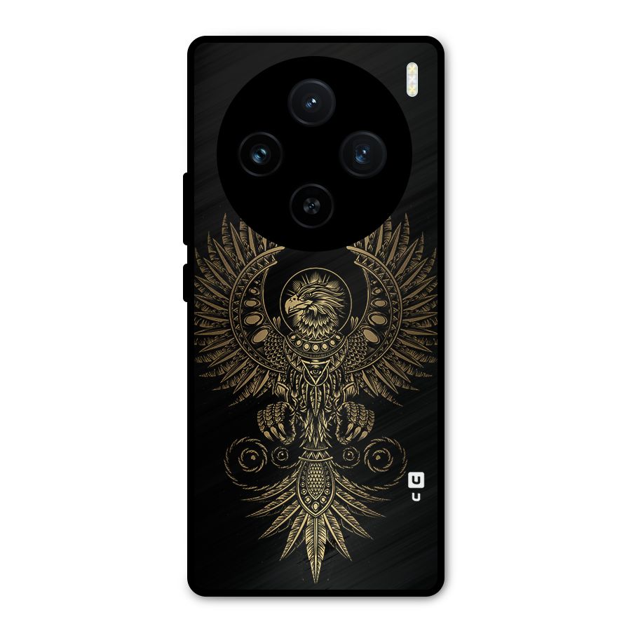 Legendary Phoenix Metal Back Case for Vivo X100