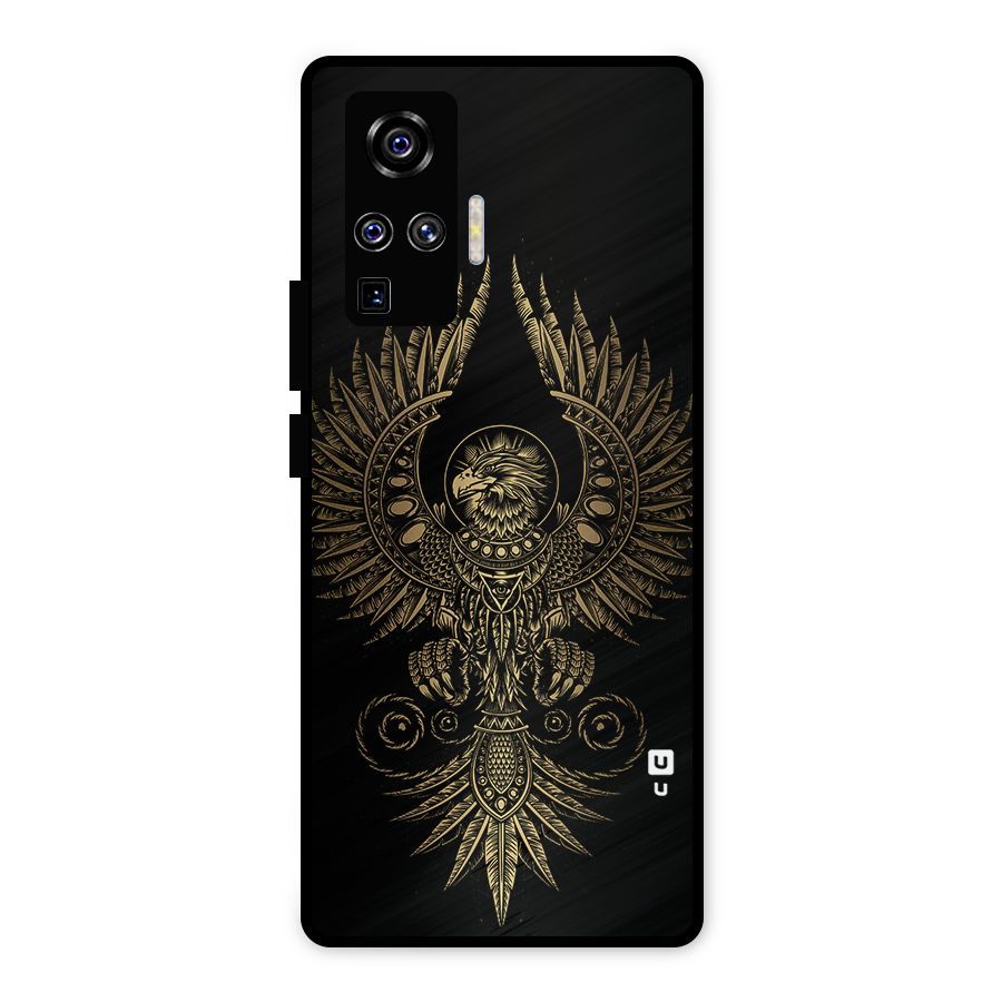 Legendary Phoenix Metal Back Case for Vivo X50 Pro