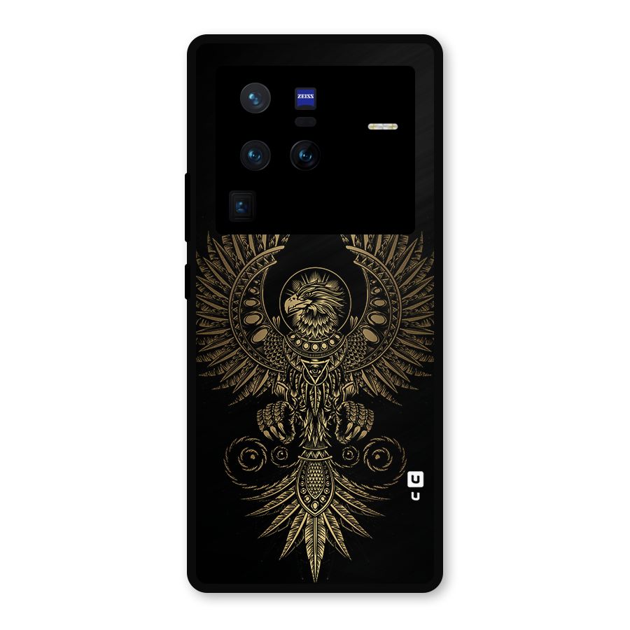 Legendary Phoenix Metal Back Case for Vivo X80 Pro