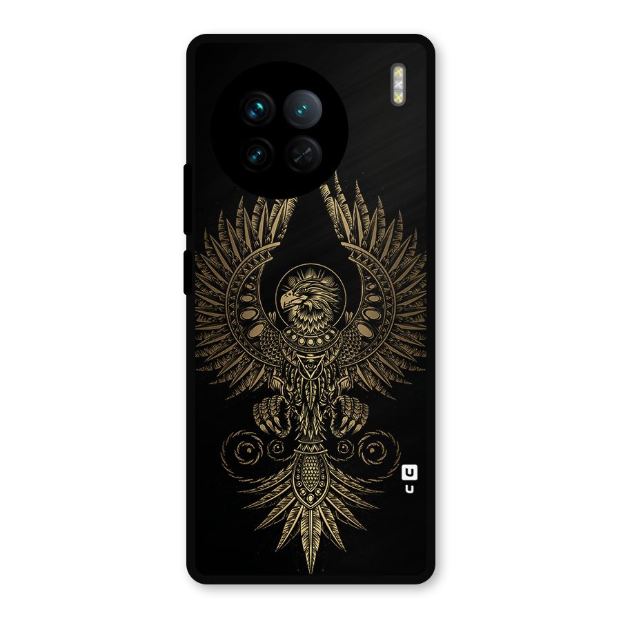 Legendary Phoenix Metal Back Case for Vivo X90
