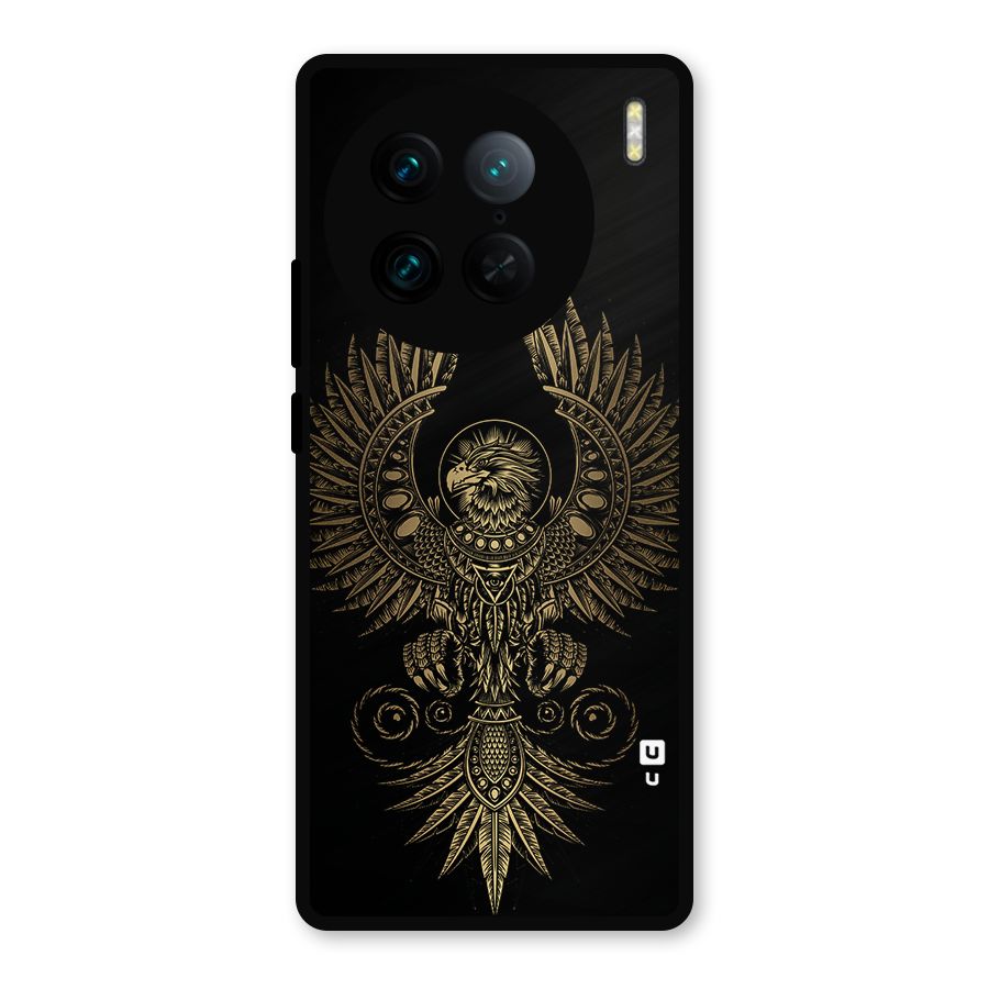 Legendary Phoenix Metal Back Case for Vivo X90 Pro