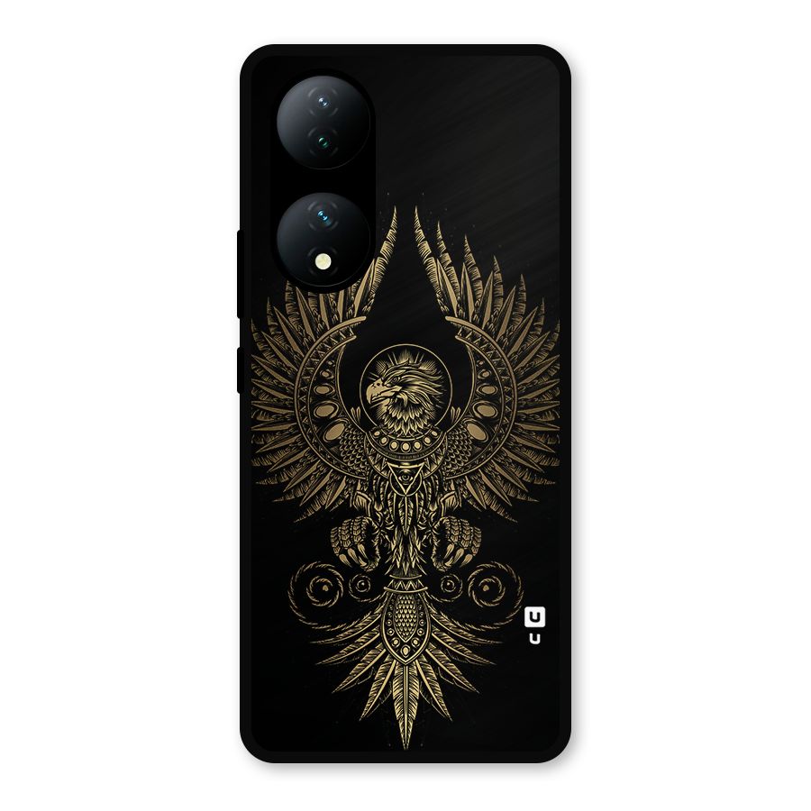 Legendary Phoenix Metal Back Case for Vivo Y100a