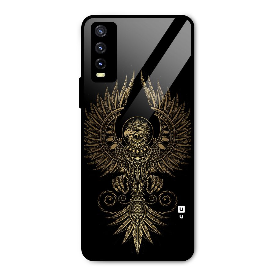 Legendary Phoenix Metal Back Case for Vivo Y20 2021