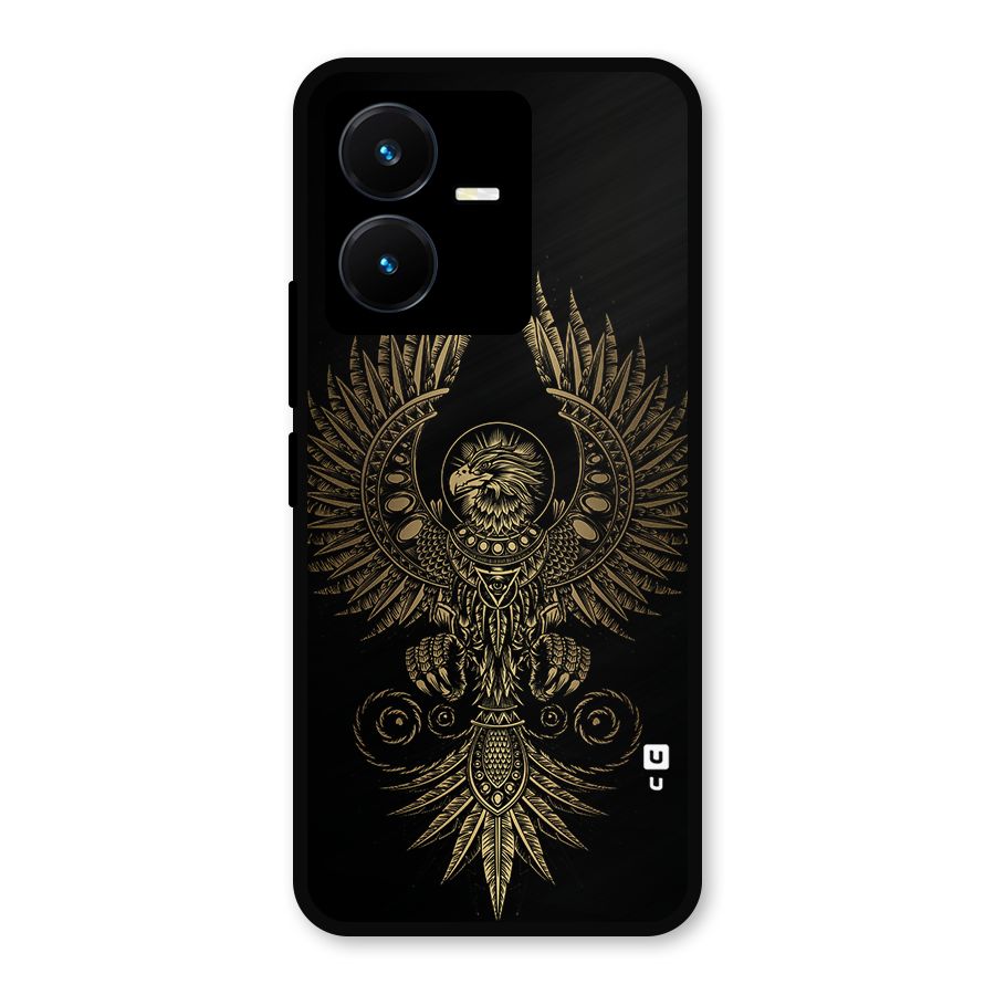 Legendary Phoenix Metal Back Case for Vivo Y22s