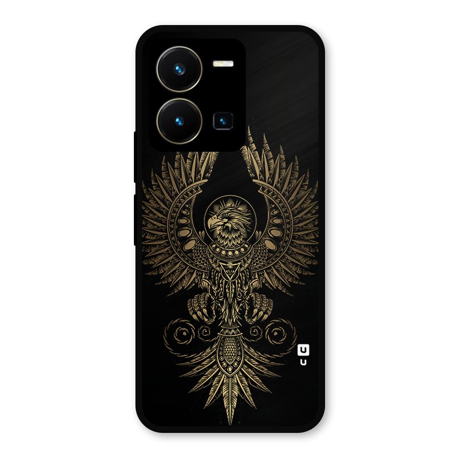 Legendary Phoenix Metal Back Case for Vivo Y35