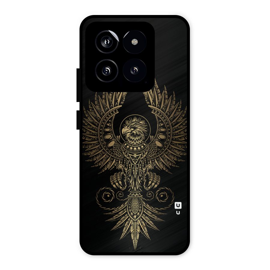 Legendary Phoenix Metal Back Case for Xiaomi 14