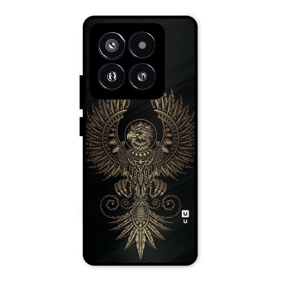 Legendary Phoenix Metal Back Case for Xiaomi 14 Pro