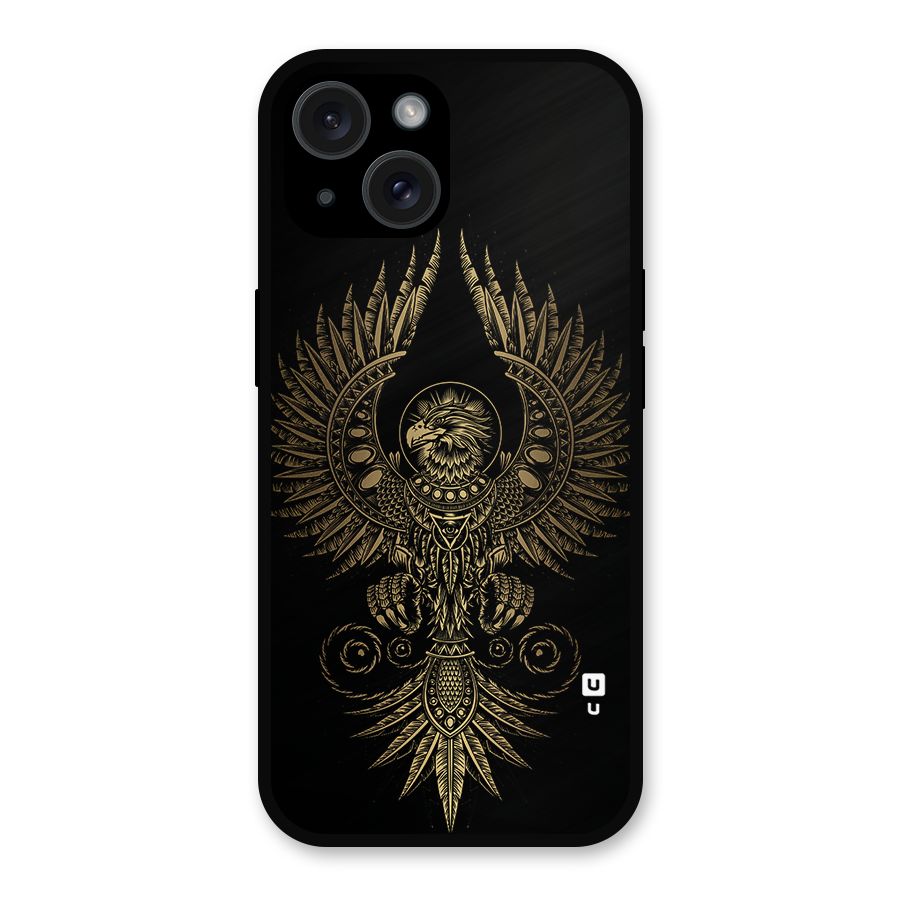 Legendary Phoenix Metal Back Case for iPhone 15