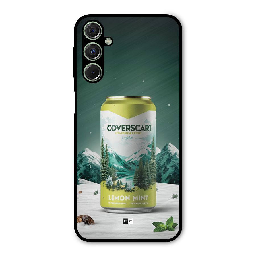 Lemon Mint Metal Back Case for Galaxy F34