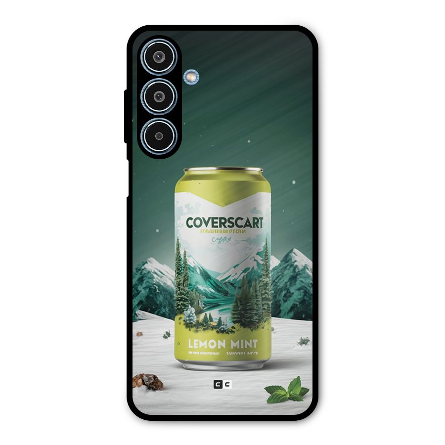 Lemon Mint Metal Back Case for Galaxy M35