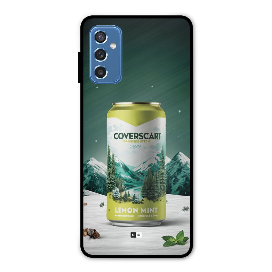 Lemon Mint Metal Back Case for Galaxy M52 5G