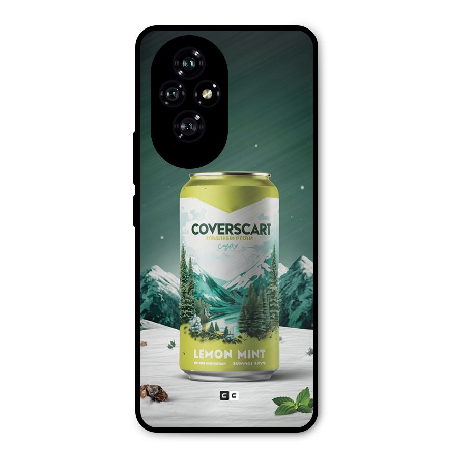 Lemon Mint Metal Back Case for Honor 200