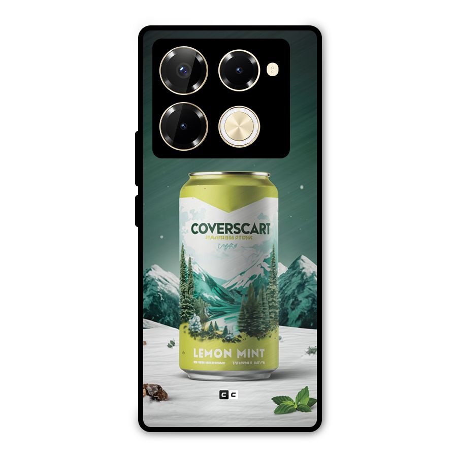 Lemon Mint Metal Back Case for Infinix Note 40 Pro Plus