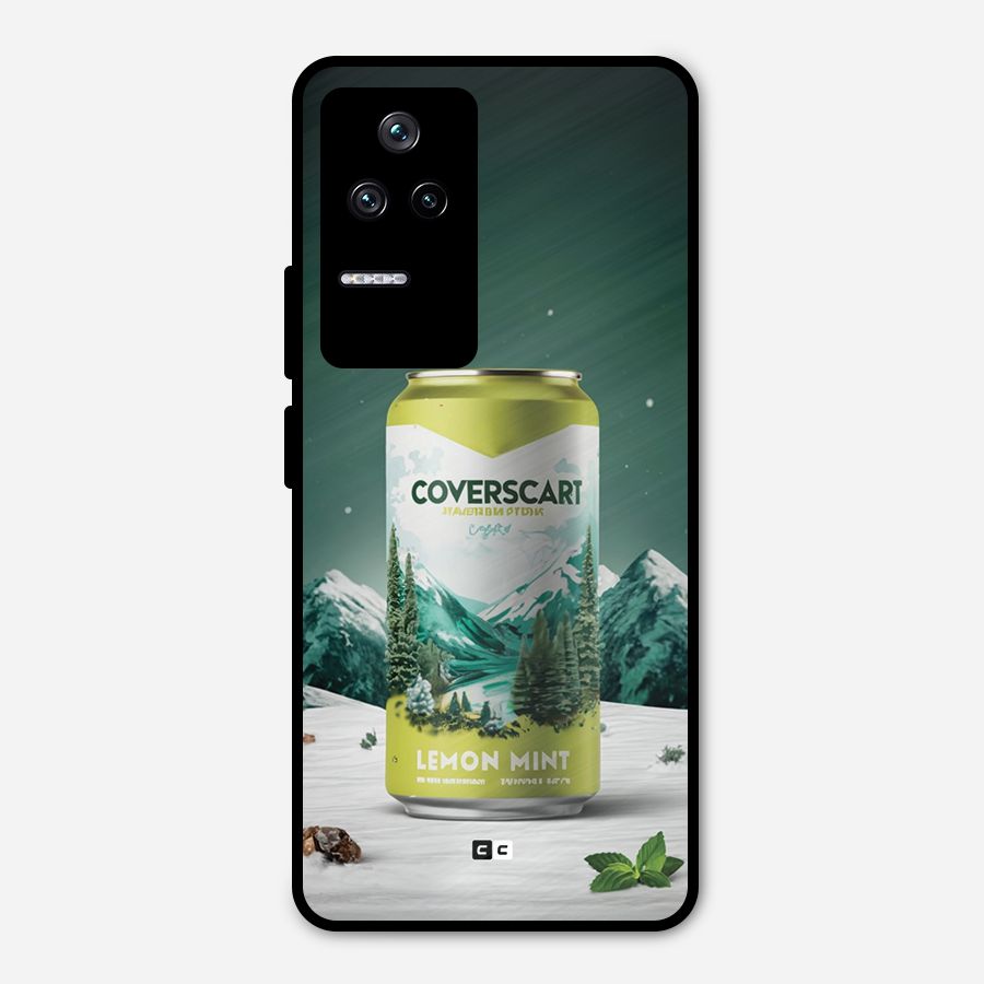 Lemon Mint Metal Back Case for Poco F4 5G