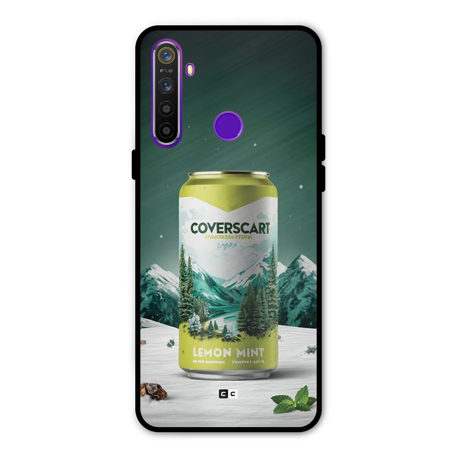 Lemon Mint Metal Back Case for Realme 5i