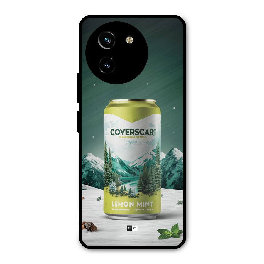 Lemon Mint Metal Back Case for Vivo T3x
