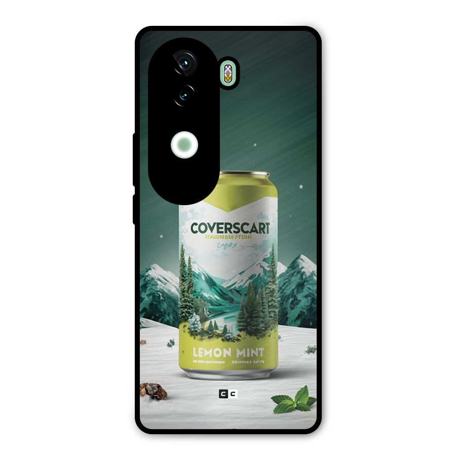Lemon Mint Metal Back Case for iQOO Z9s