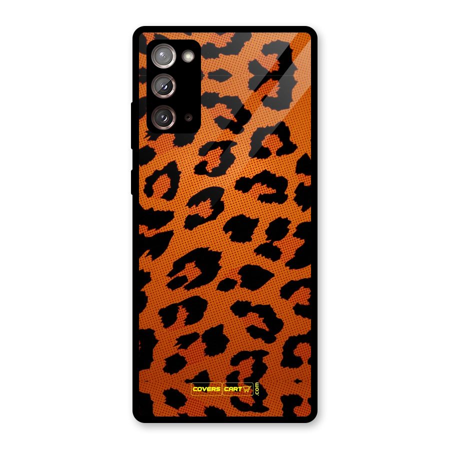 Leopard Glass Back Case for Galaxy Note 20