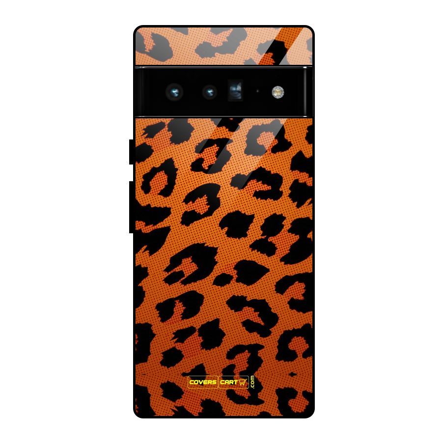 Leopard Glass Back Case for Google Pixel 6 Pro