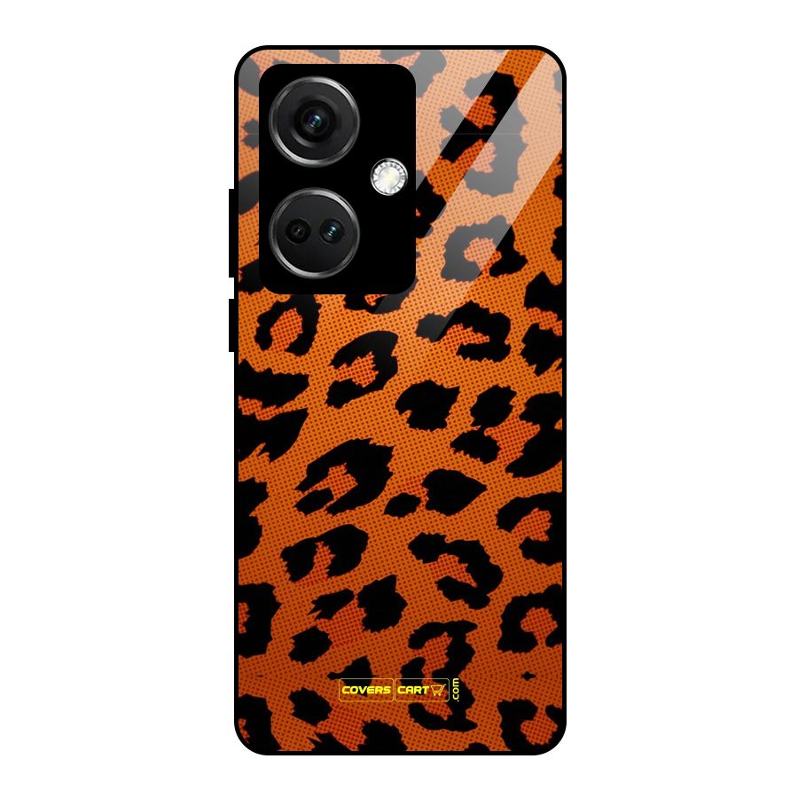 Leopard Glass Back Case for OnePlus Nord CE 3 5G