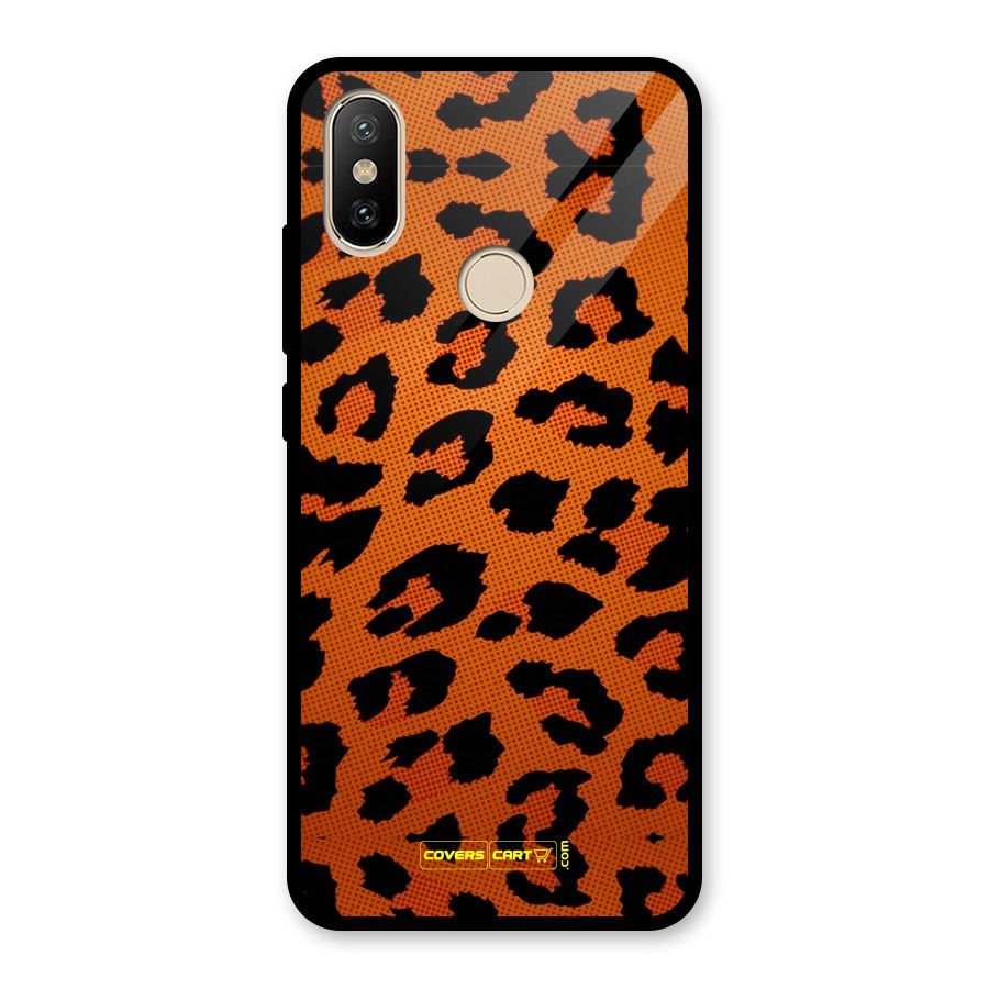 Leopard Glass Back Case for Redmi A2