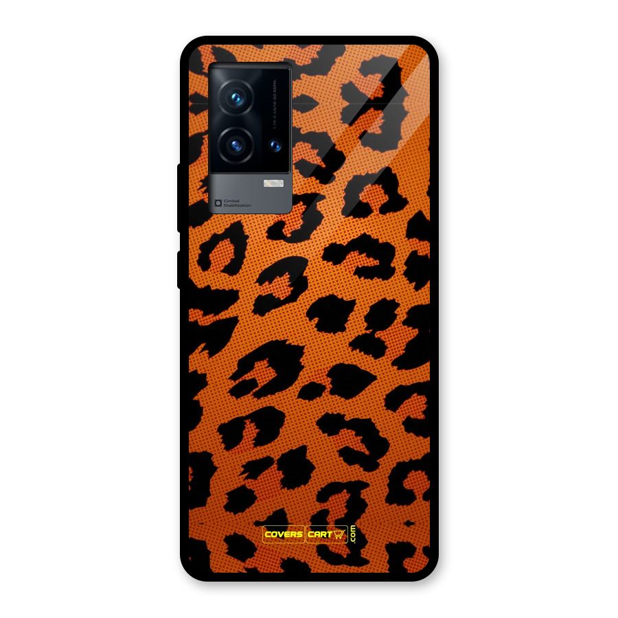 Leopard Glass Back Case for iQOO 9 5G