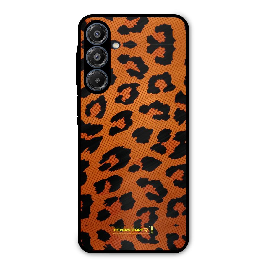 Leopard Metal Back Case for Galaxy A16 5G
