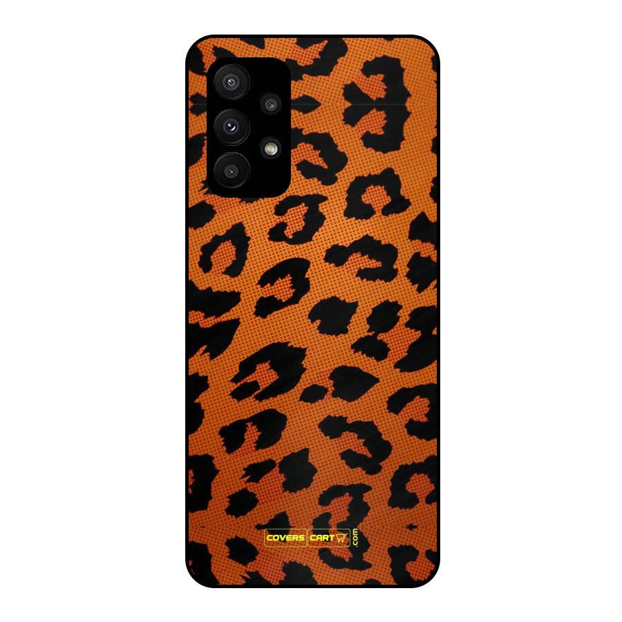 Leopard Metal Back Case for Galaxy A23